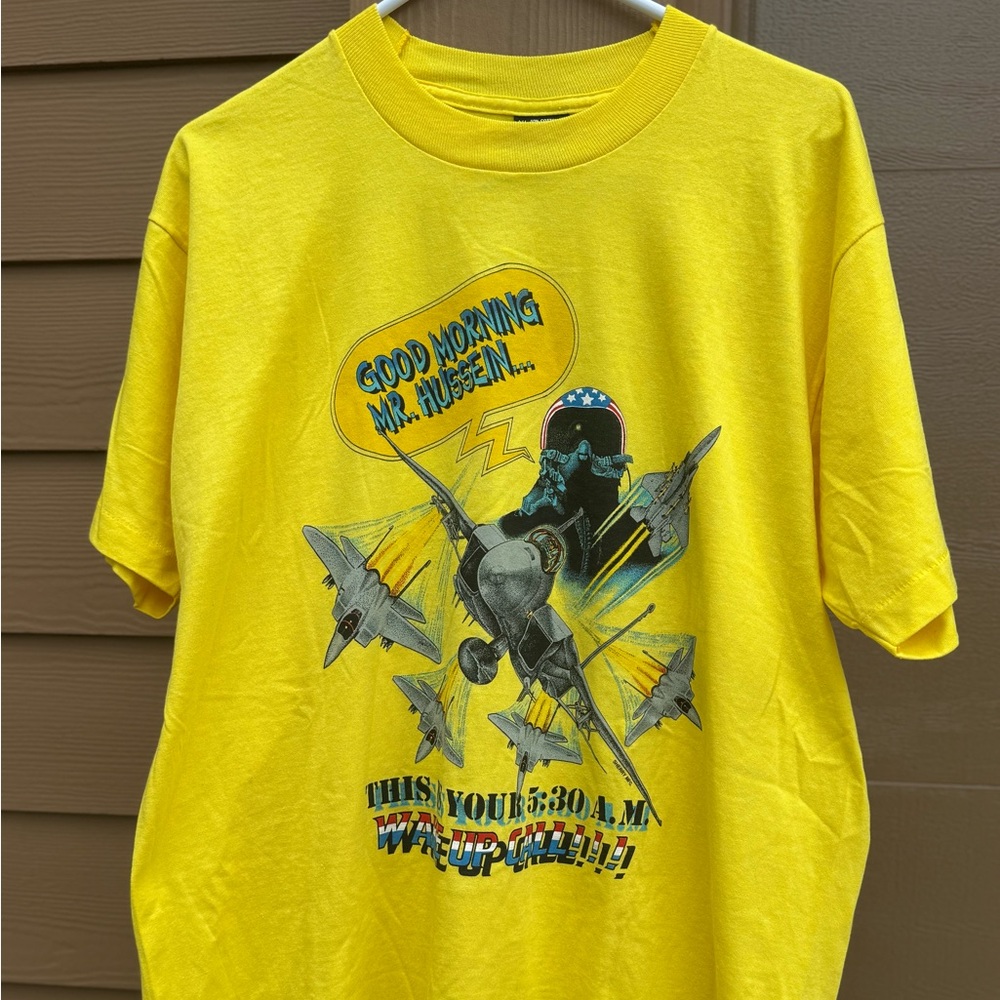 Vintage 1991 Gulf War Desert Storm Screen Stars Best Sngle Stitch Tee new XL NWT